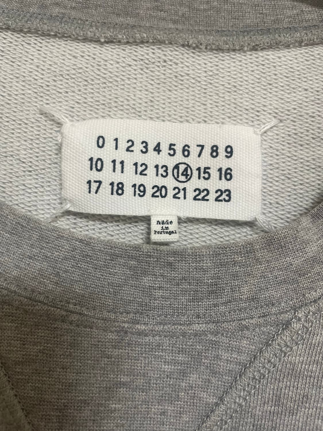 메종 마르지엘라 엘보우 패치 맨투맨 상품이미지4