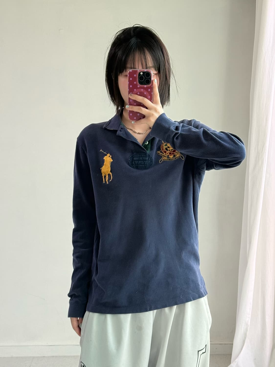 폴로 빅포니 네이비 롱슬리브 상품이미지1