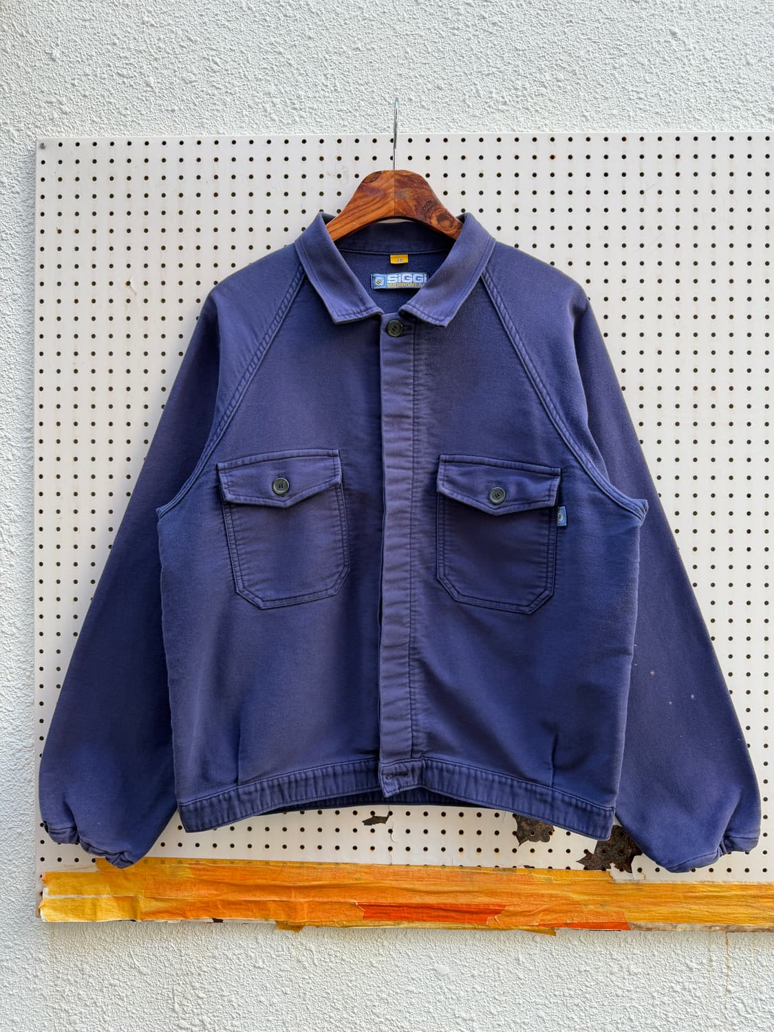 90s SIGGI FADED PURPLE MOLESKIN 몰스킨 워크자켓 상품이미지1