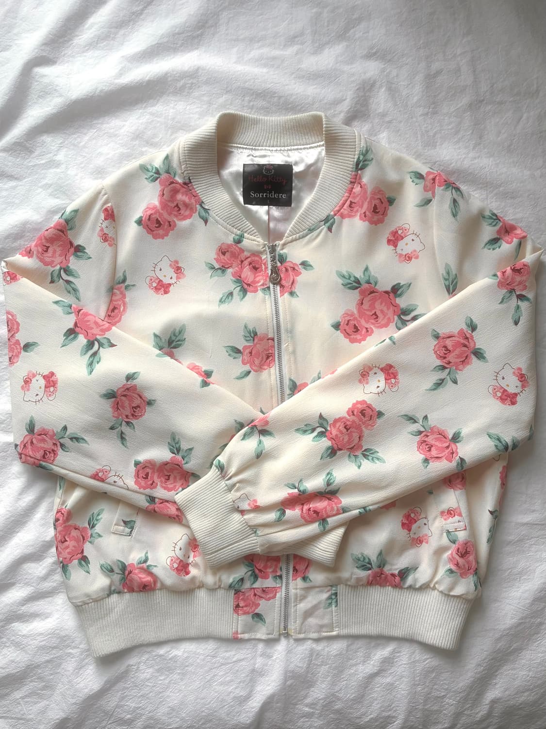 hello kitty X sorridere 헬로키티 빈티지 로즈 후드집업 상품이미지2