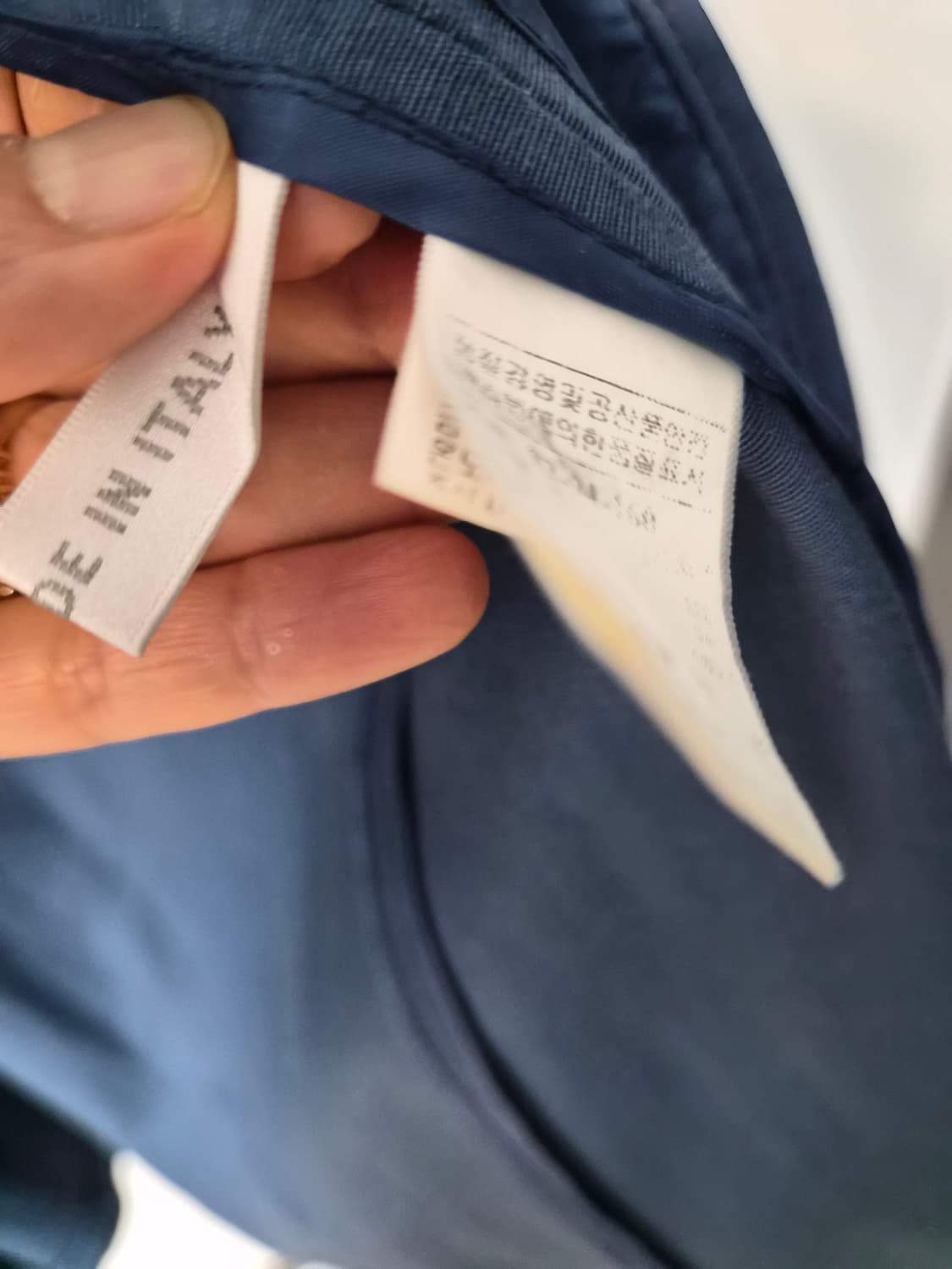 한섬타임(TIME) 포스트모던 블루 롱 코트 상품이미지5