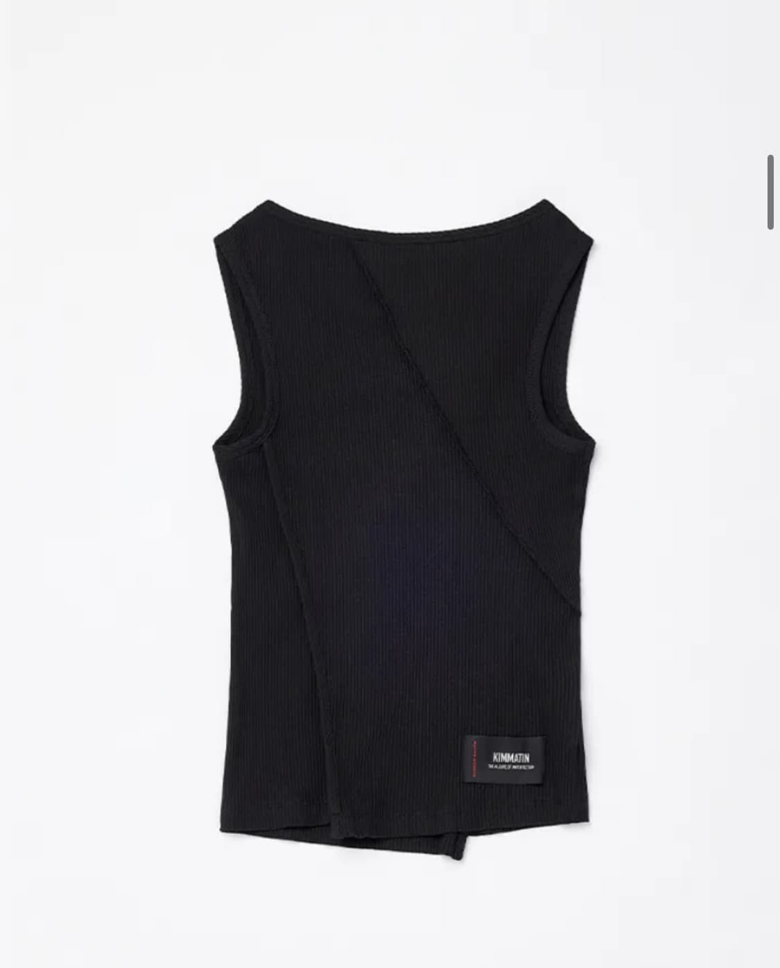 마뗑킴 슬리브리스 나시 ribbed slim sleeveless 상품이미지2