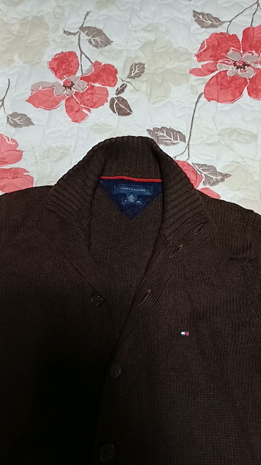 타미힐피거 니트가디건 100 가슴56 기장71 상품이미지3