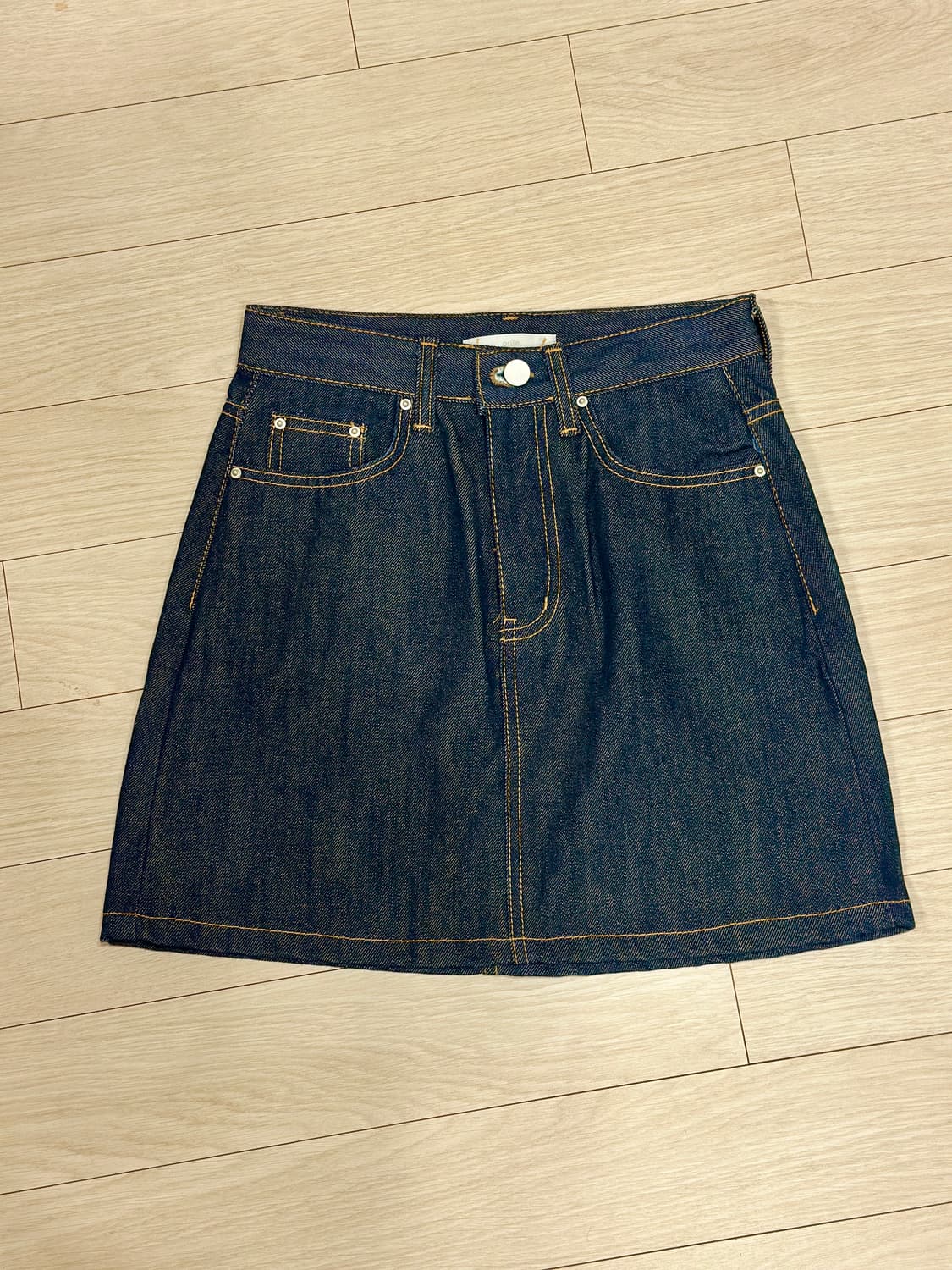 [ouie] 우이 데님 생지 미니스커트 상품이미지1