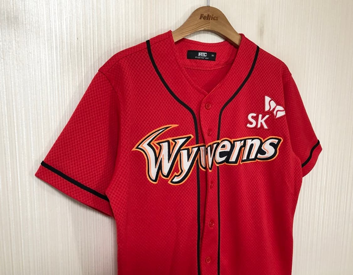 KBO ATC SK와이번스 (왕조)원정유니폼/져지 95 #0 김강민 상품이미지6