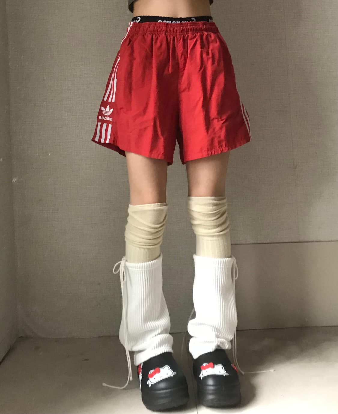아디다스 레드 쇼츠 상품이미지4