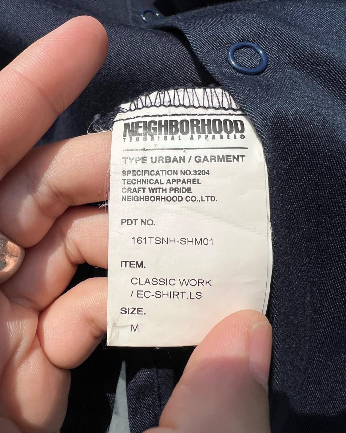 16 S/S 네이버후드 클래식 워크 셔츠 상품이미지8