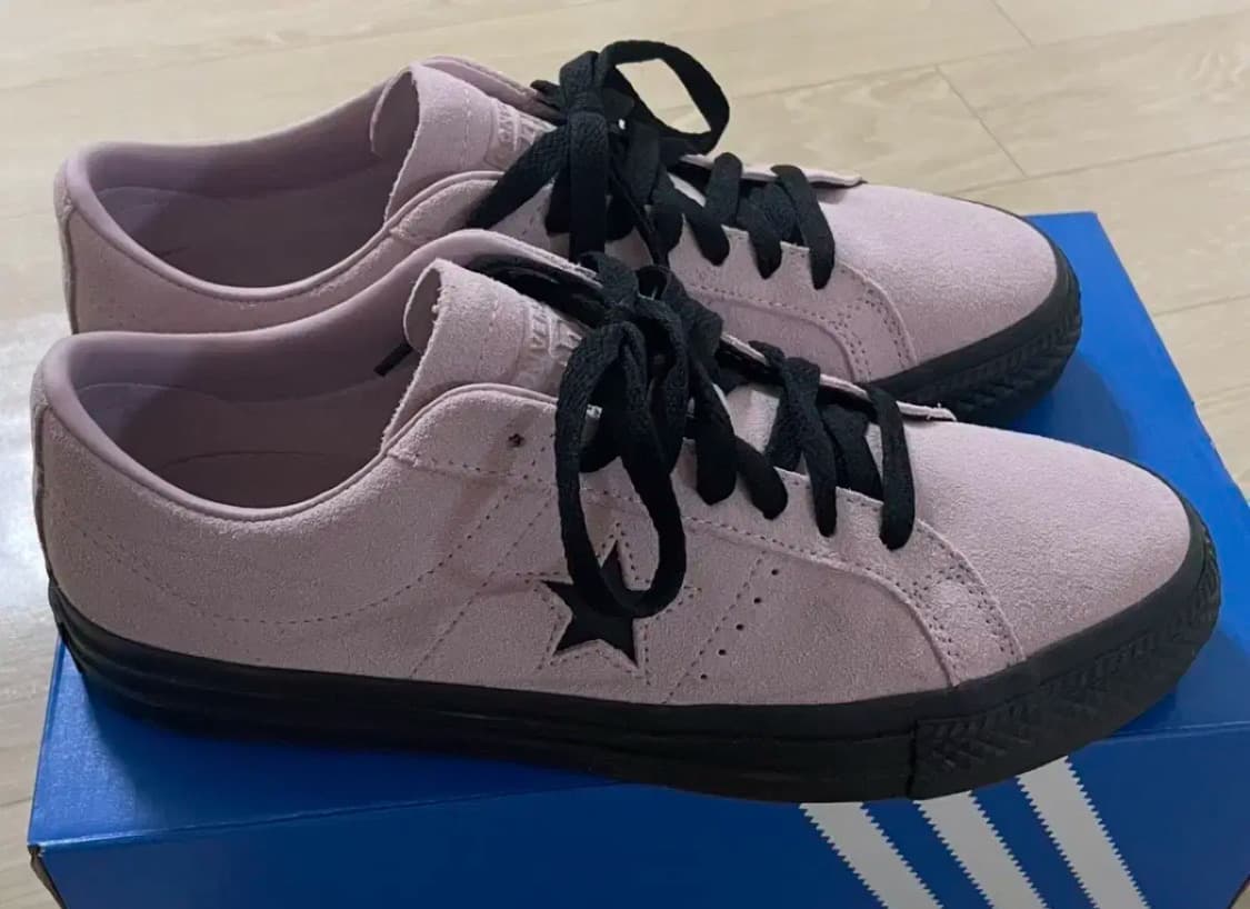 컨버스 원스타 프로 클래식 스웨이드 팬텀 바이올렛 260 상품이미지2