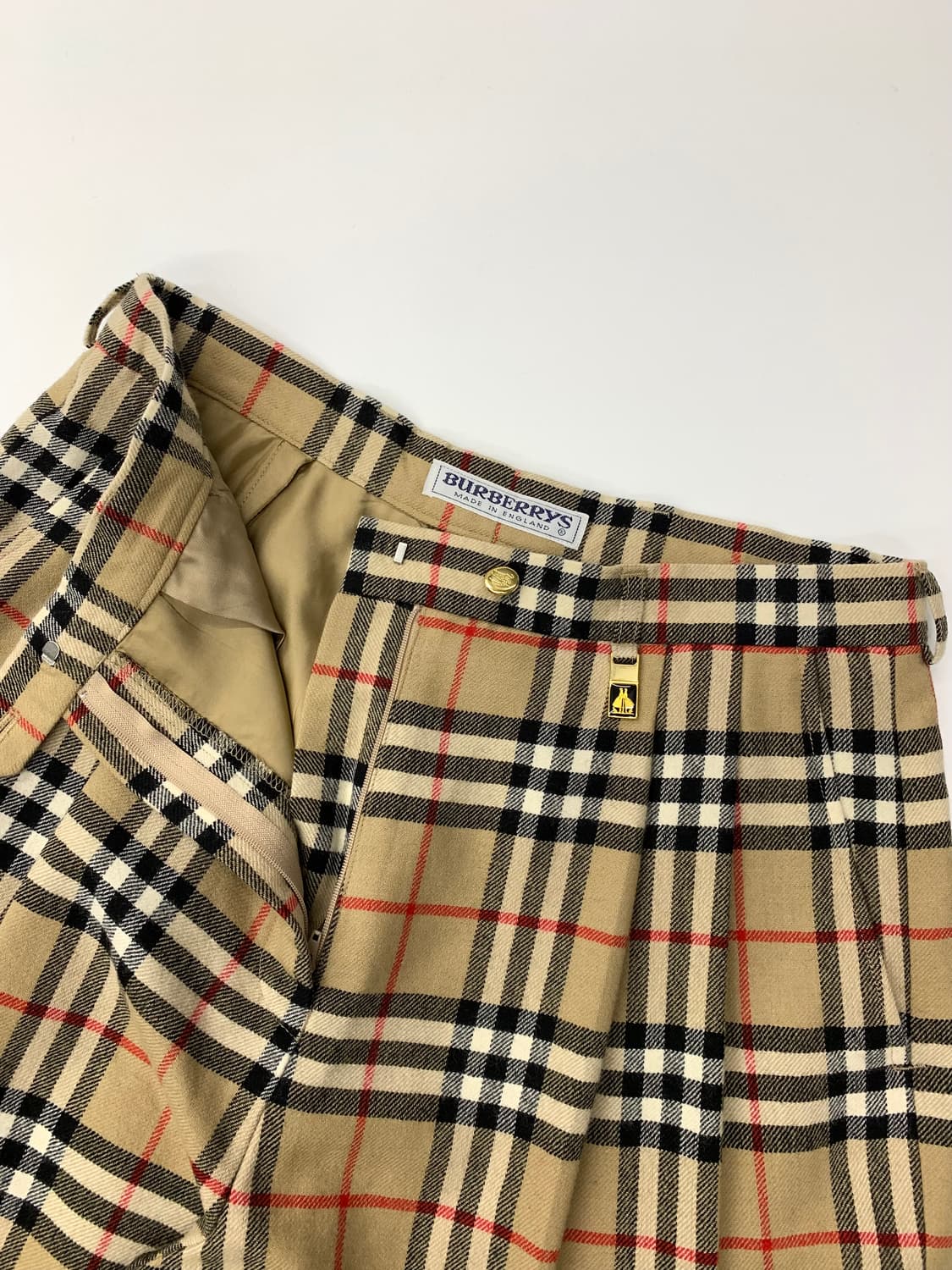 Burberry 버버리 90s 베이지 노바체크 하프팬츠  상품이미지6