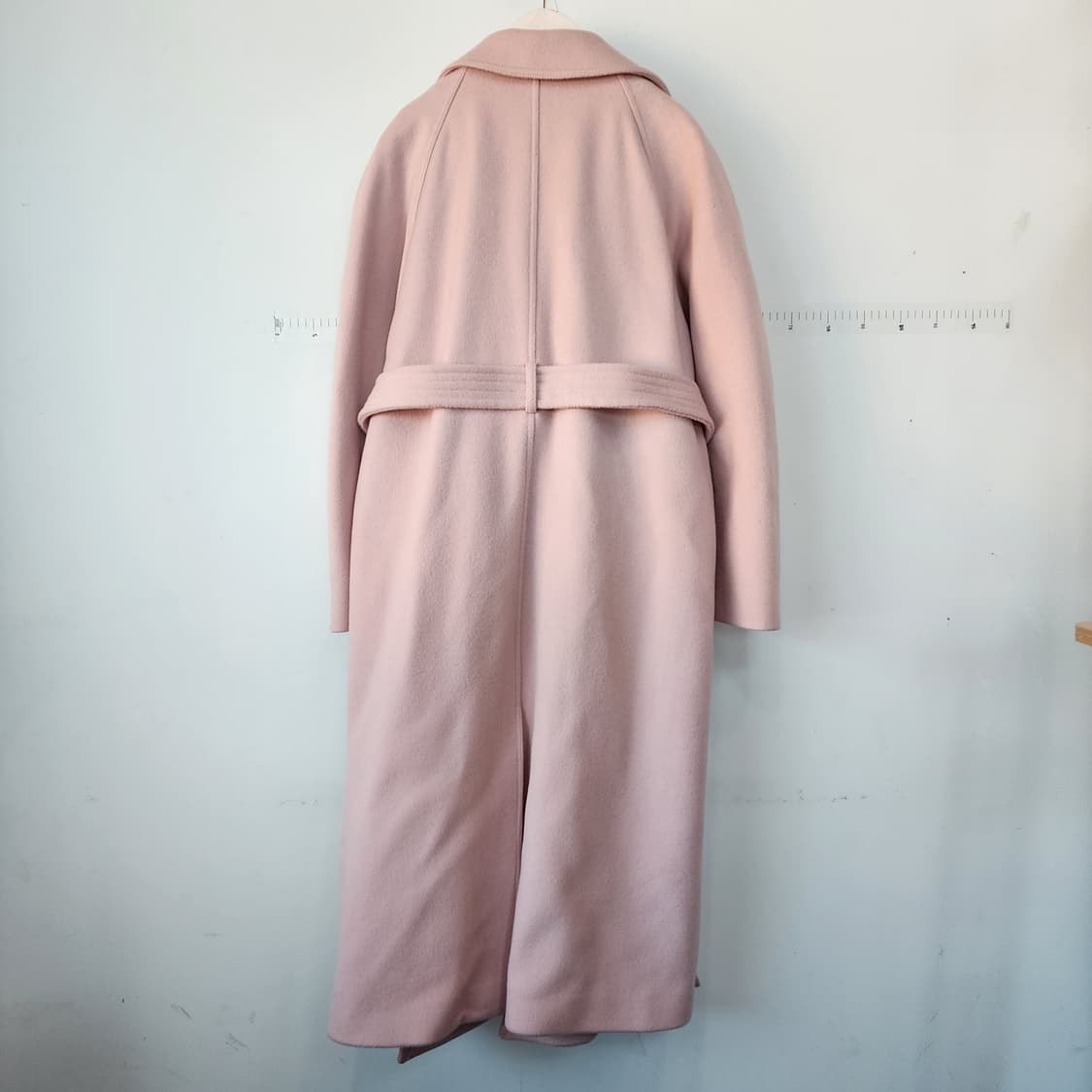 JULL LOG 핑크 롱 코트 벨트 상품이미지3