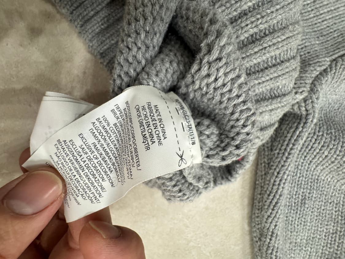 폴로 랄프로렌 키즈 성 조기 니트 12개월 에서 24개월 상품이미지3