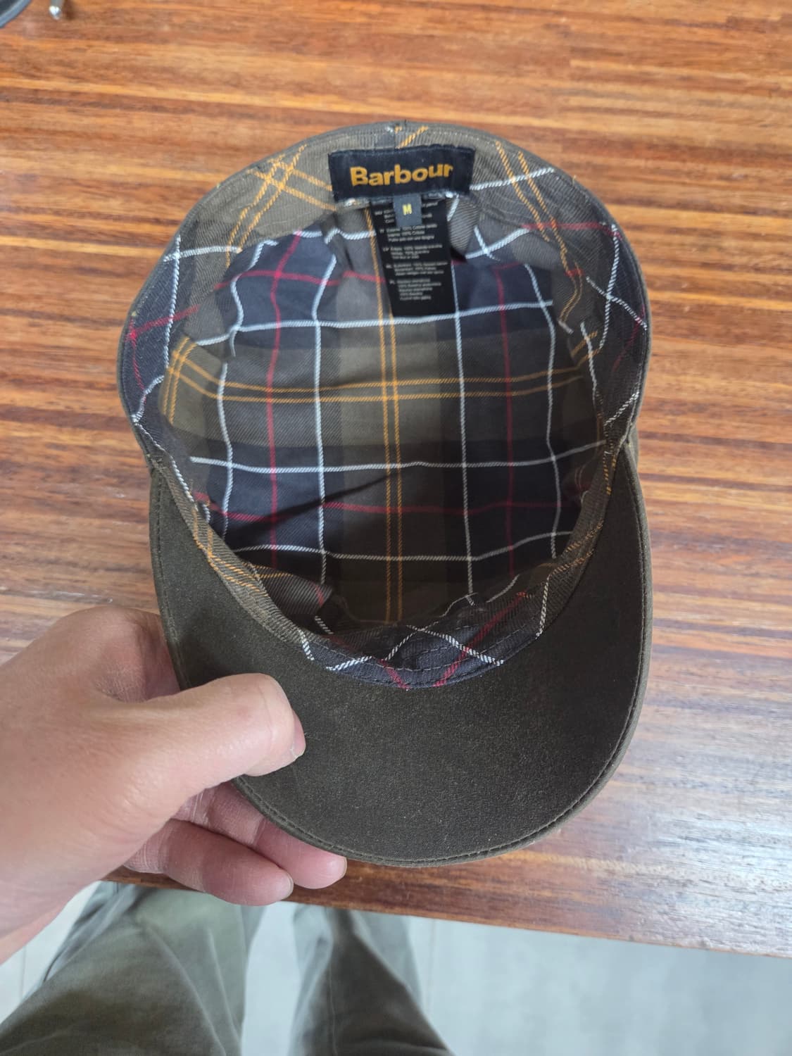 바버 왁스 헌팅캡 모자 m 상품이미지5