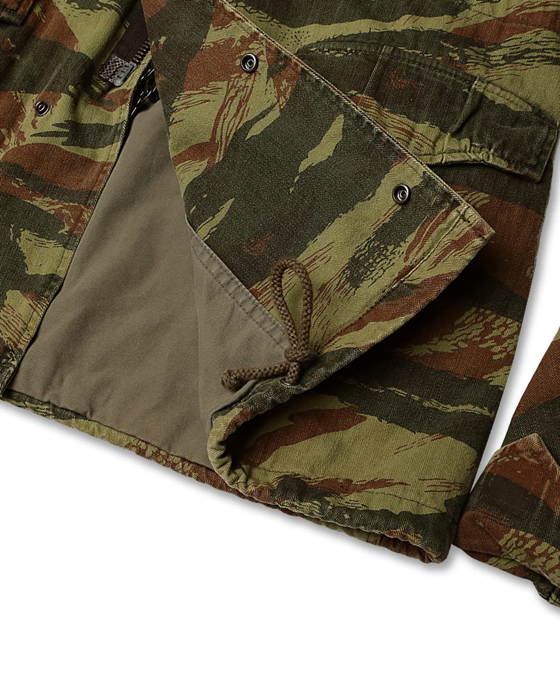 wjk [wjk] 50s 프렌치 리자드 카모플라쥬 패턴 슬림 야상 자켓 상품이미지8