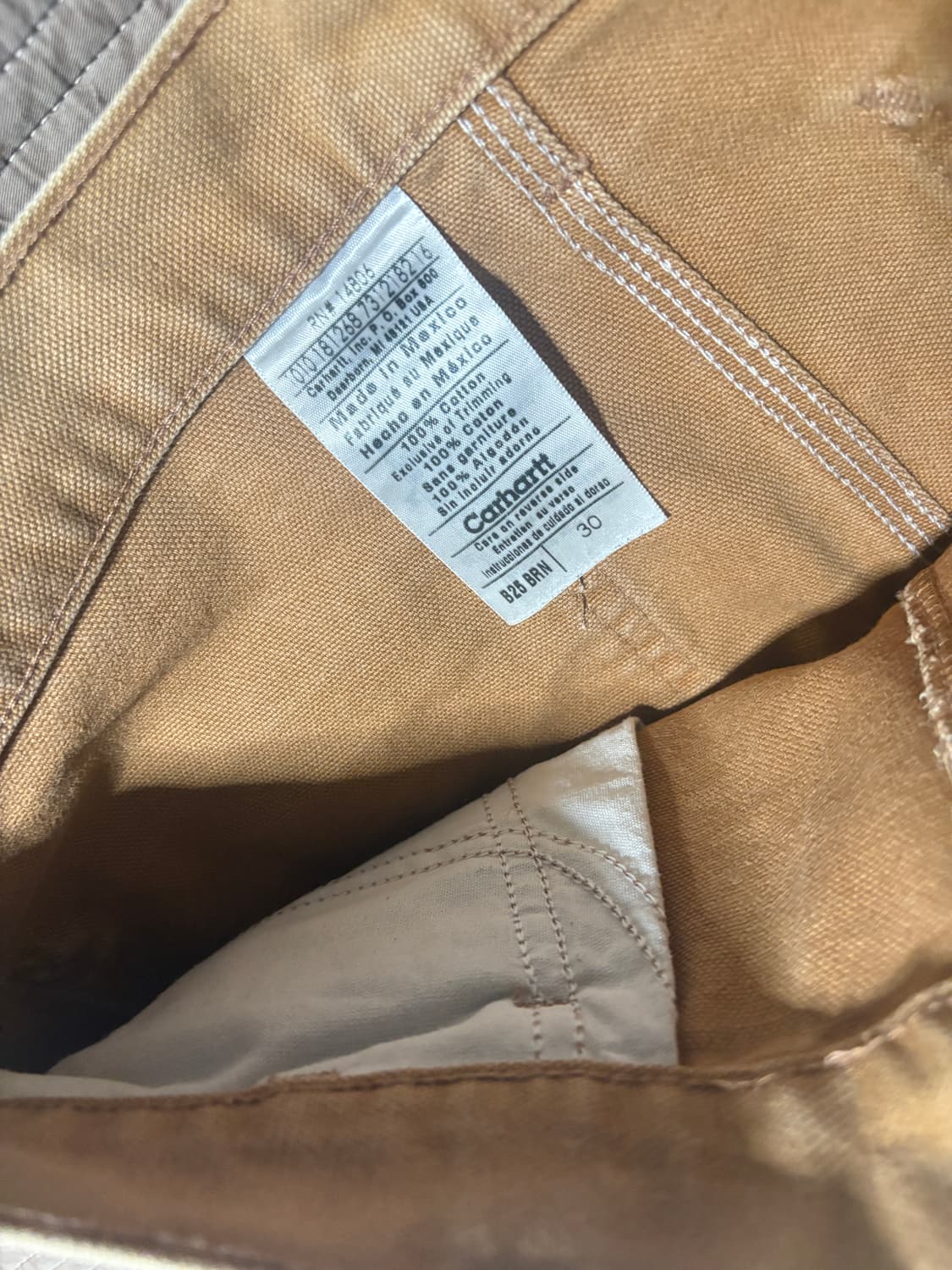 칼하트 카펜터 반바지 30 상품이미지3