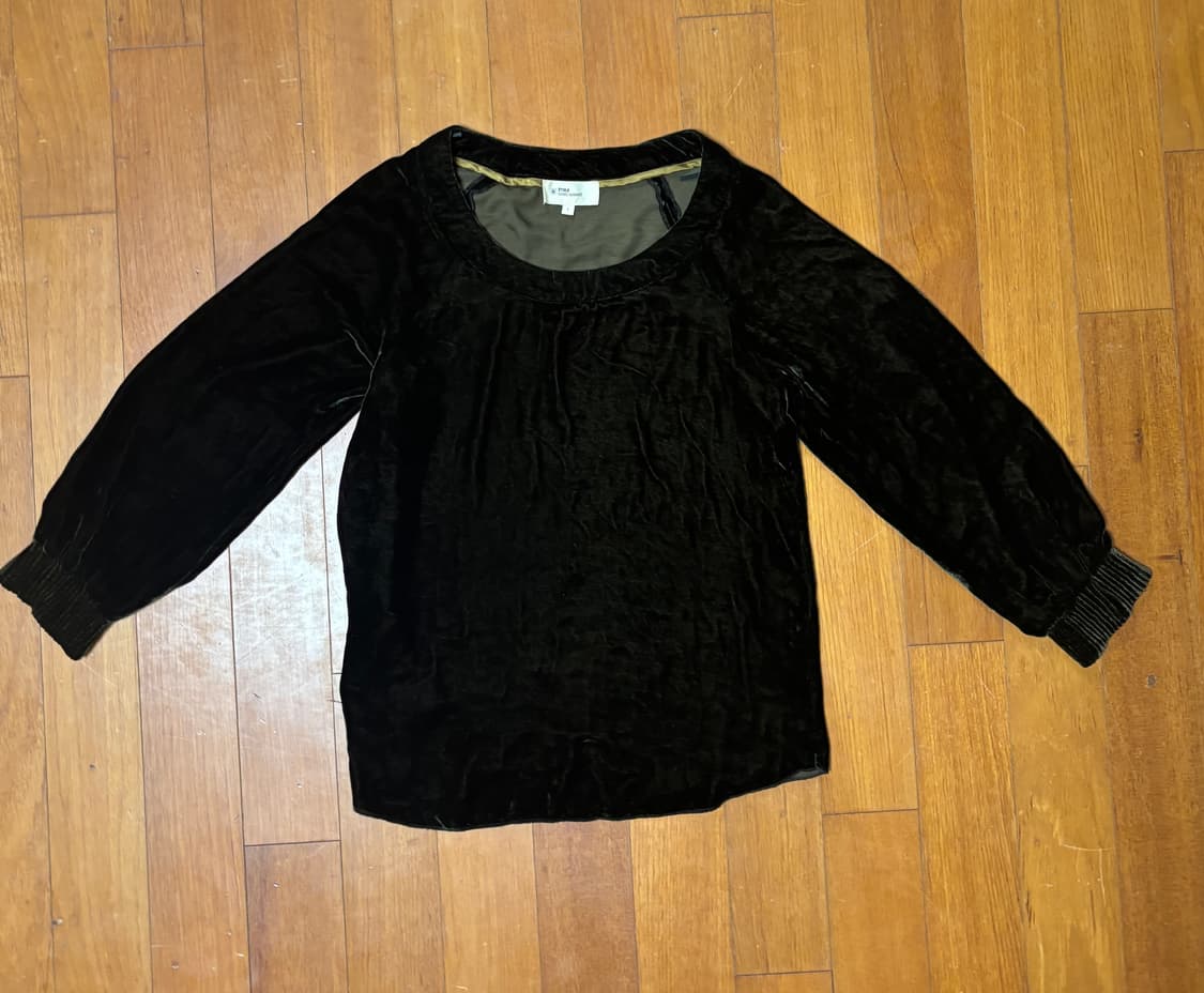 이자벨 마랑 벨벳 실크 티셔츠 상품이미지4