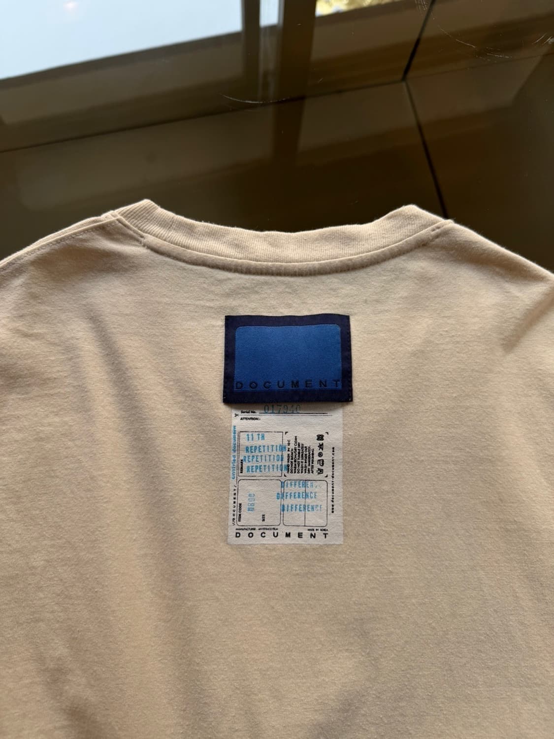 도큐먼트 티셔츠 100 상품이미지10