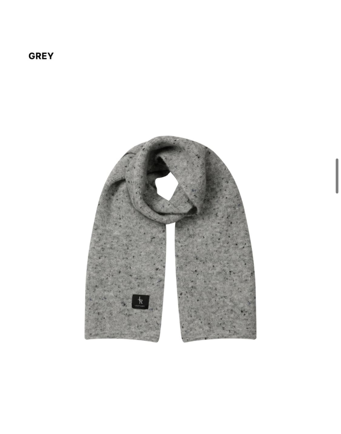 레더리 소프트 울 머플러 [GREY] 판매 상품이미지7