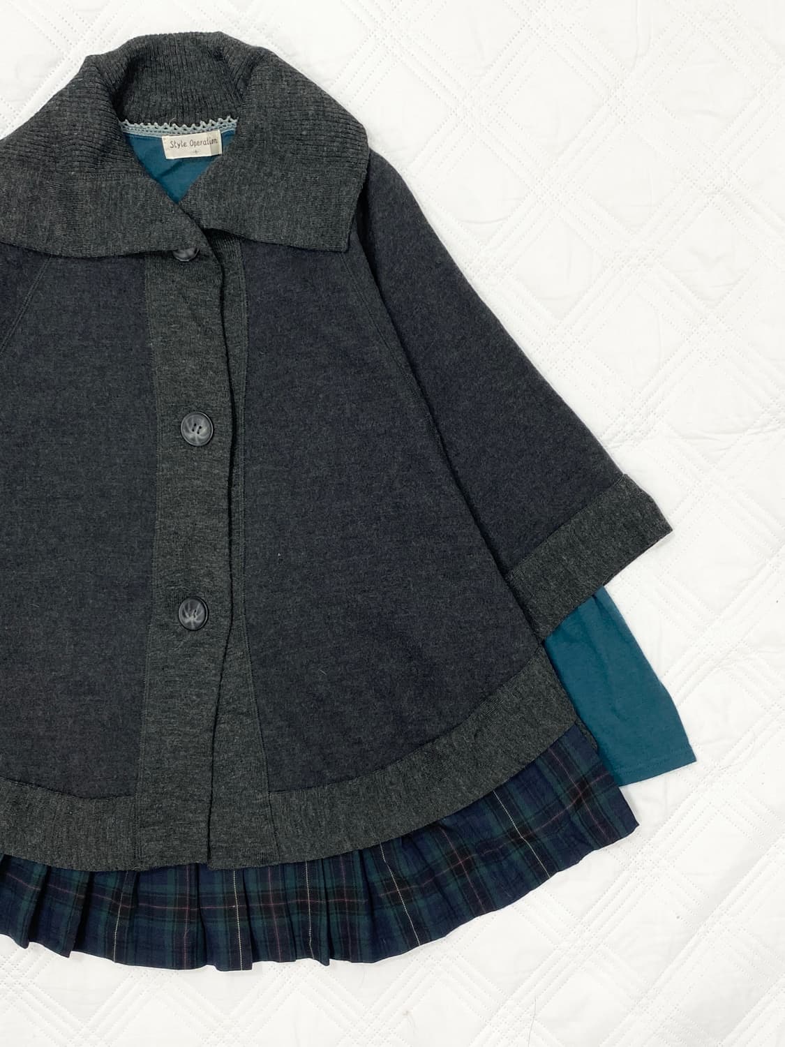 ꒰ঌ 그린 코어 케이프 세트 ໒꒱ 상품이미지2