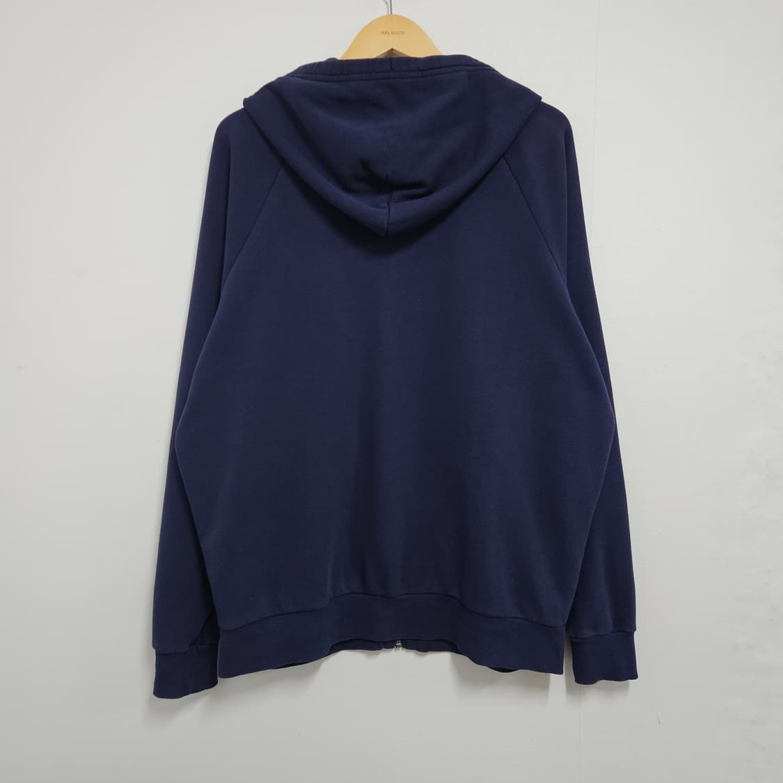 XL 언더아머 오버핏 기모 후드집업 네이비 상품이미지3