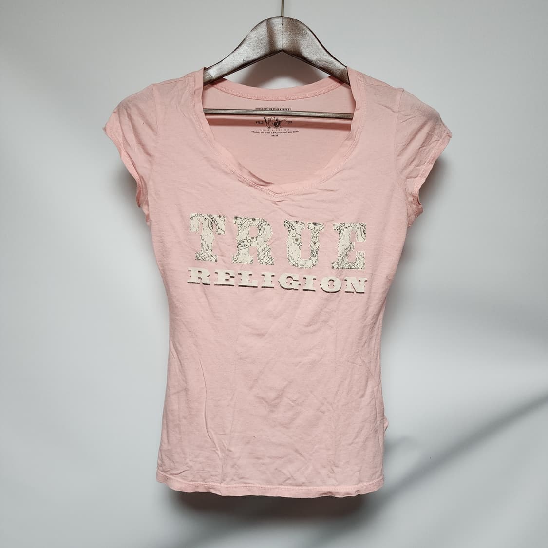 Y2K 키치 트루릴리젼 숏 반팔 티 상품이미지1