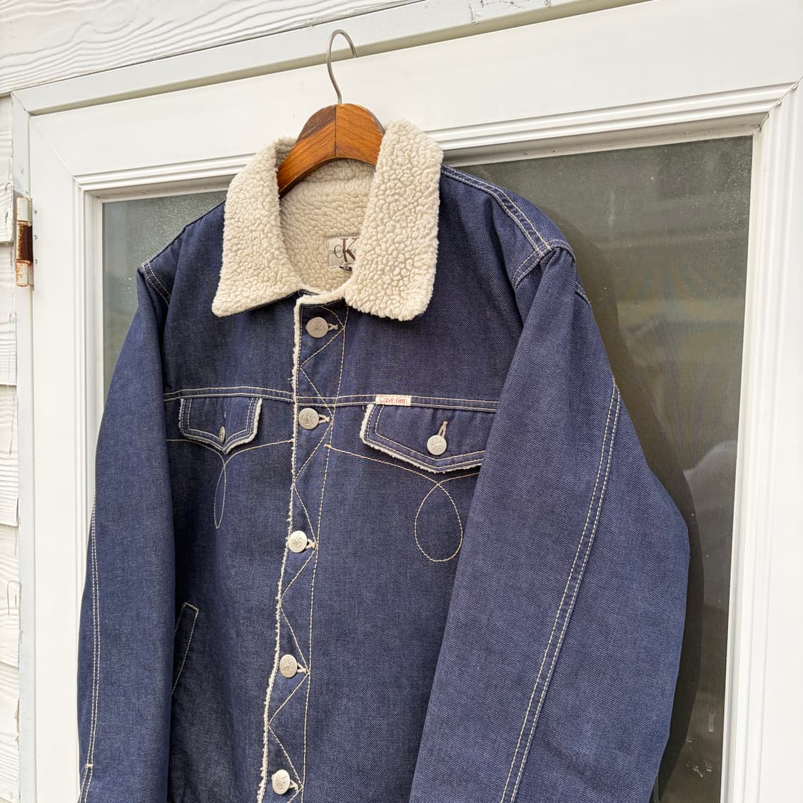 켈빈클라인 빈티지 쉐르파 데님자켓 XL 상품이미지2