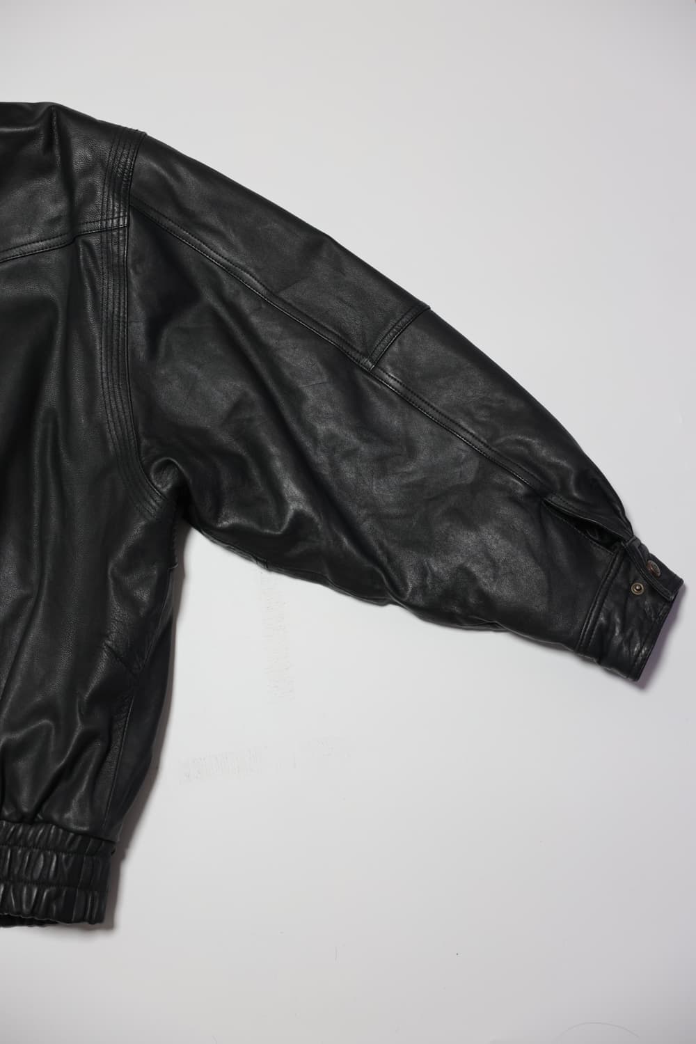 [JPN] Black Leather Blouson Jacket 상품이미지8