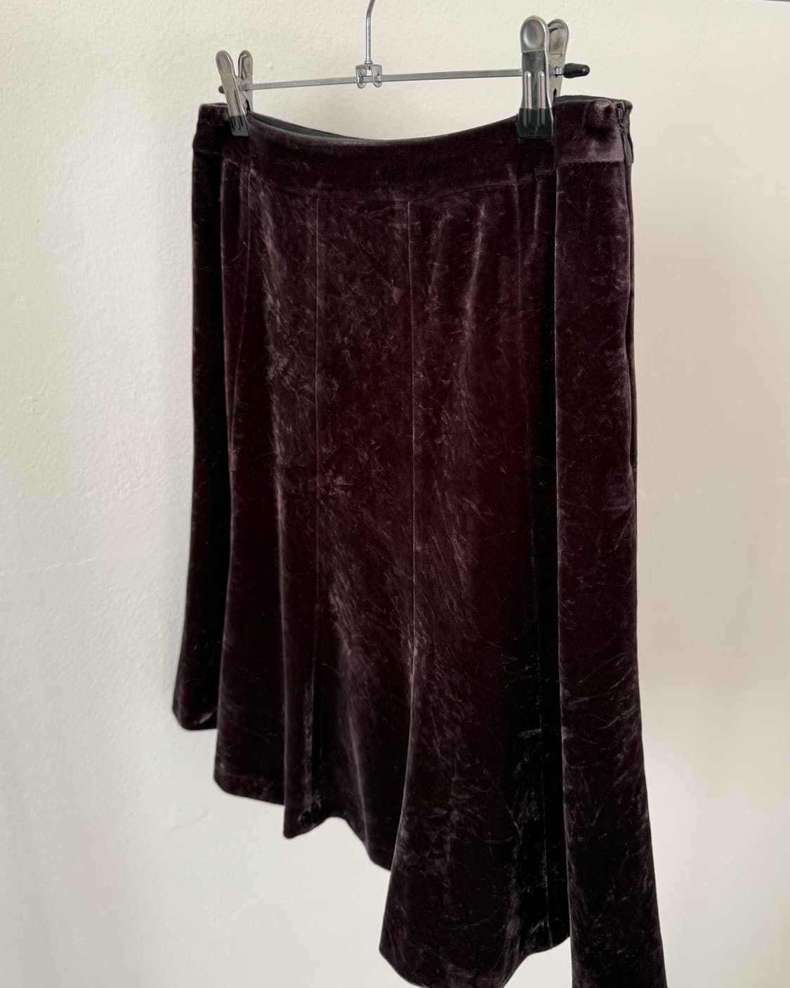 빈티지 벨벳 스커트 상품이미지4