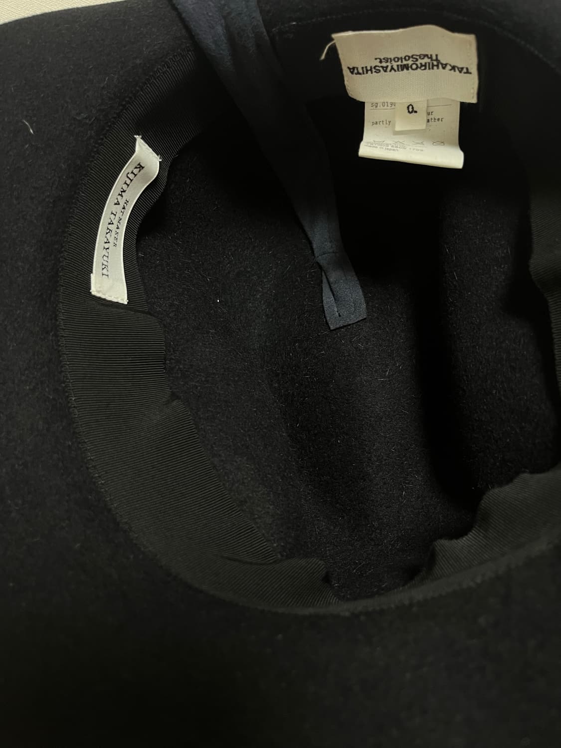 솔로이스트 키지마타카유키 버튼 페도라 상품이미지4