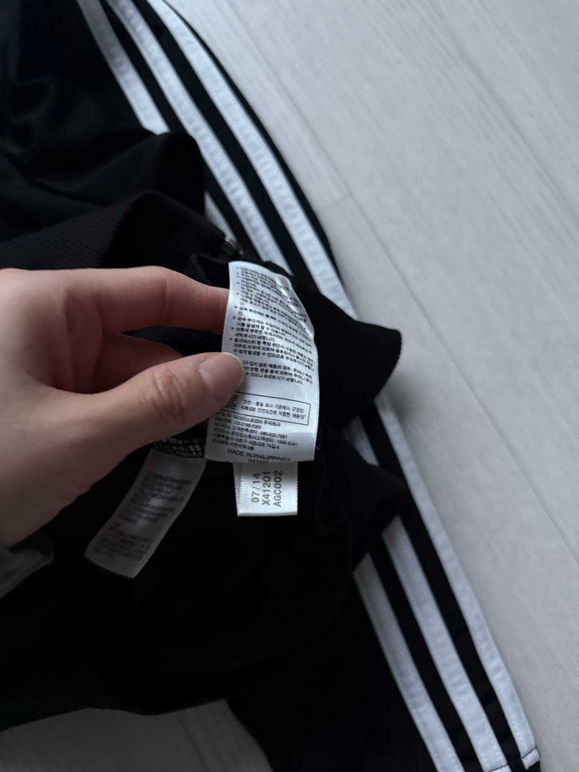 아디다스 구파이어버드 블랙 트랙탑 져지 상품이미지9