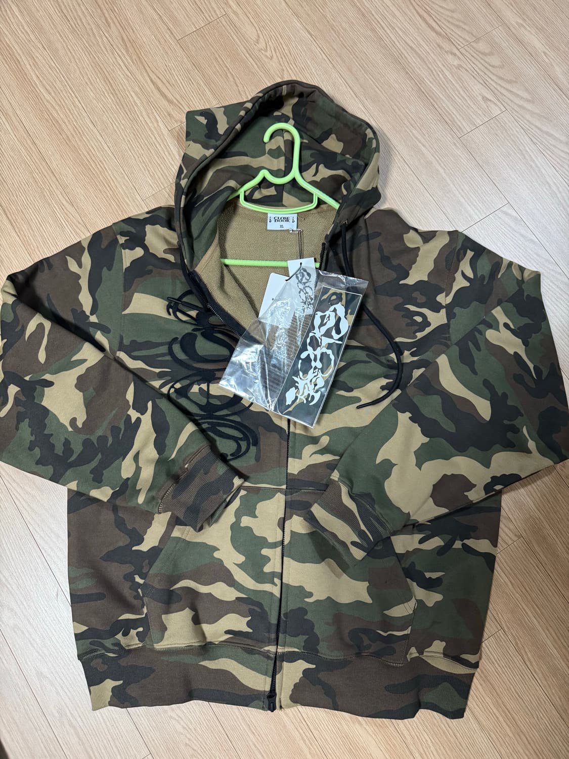 Closedoor ellipse hoodie zip camo 상품이미지4