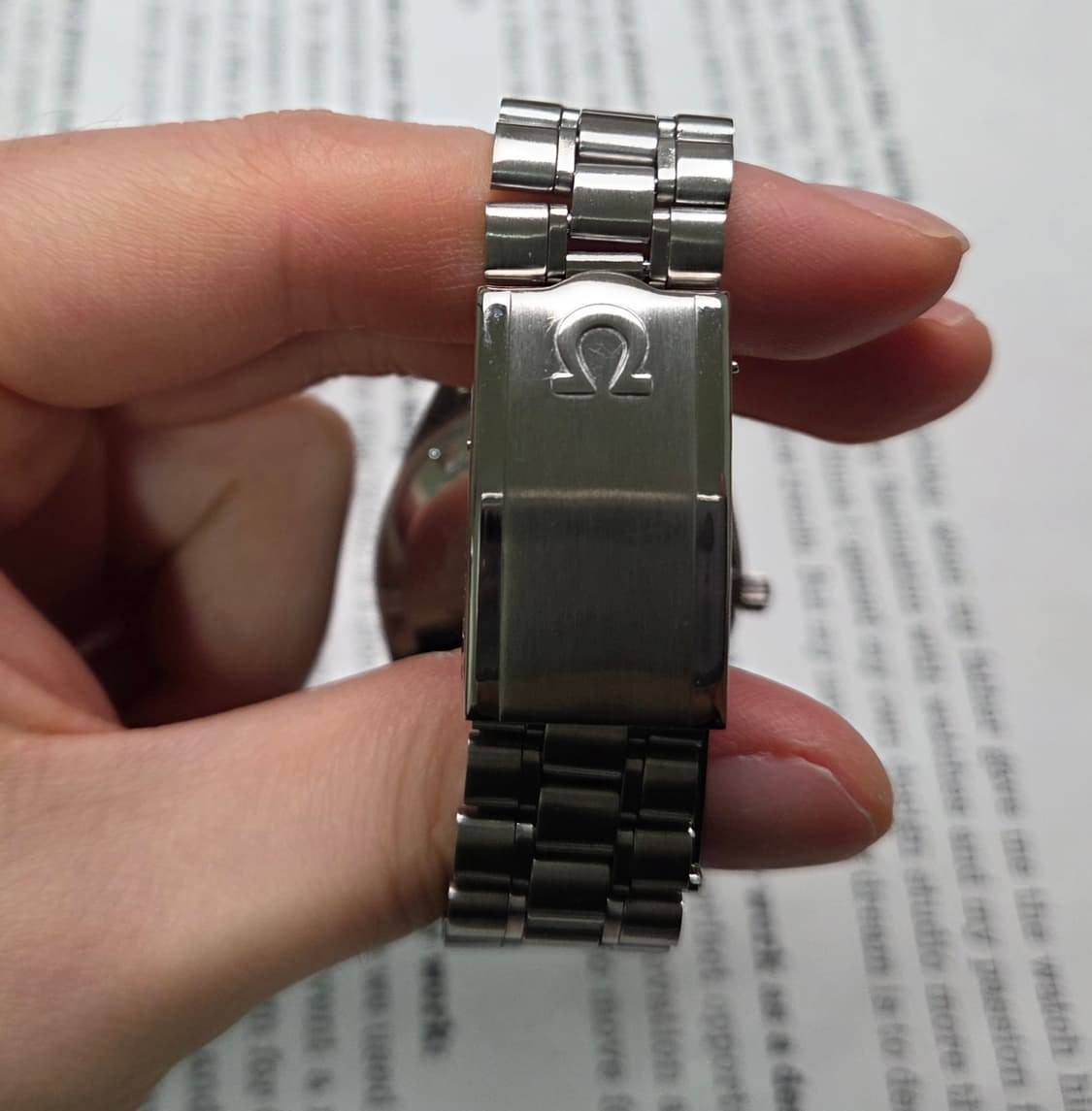 레어] 빈티지 오메가 씨마스터 투톤레드(붉은말의해) 브레이슬릿 ver.
 상품이미지8