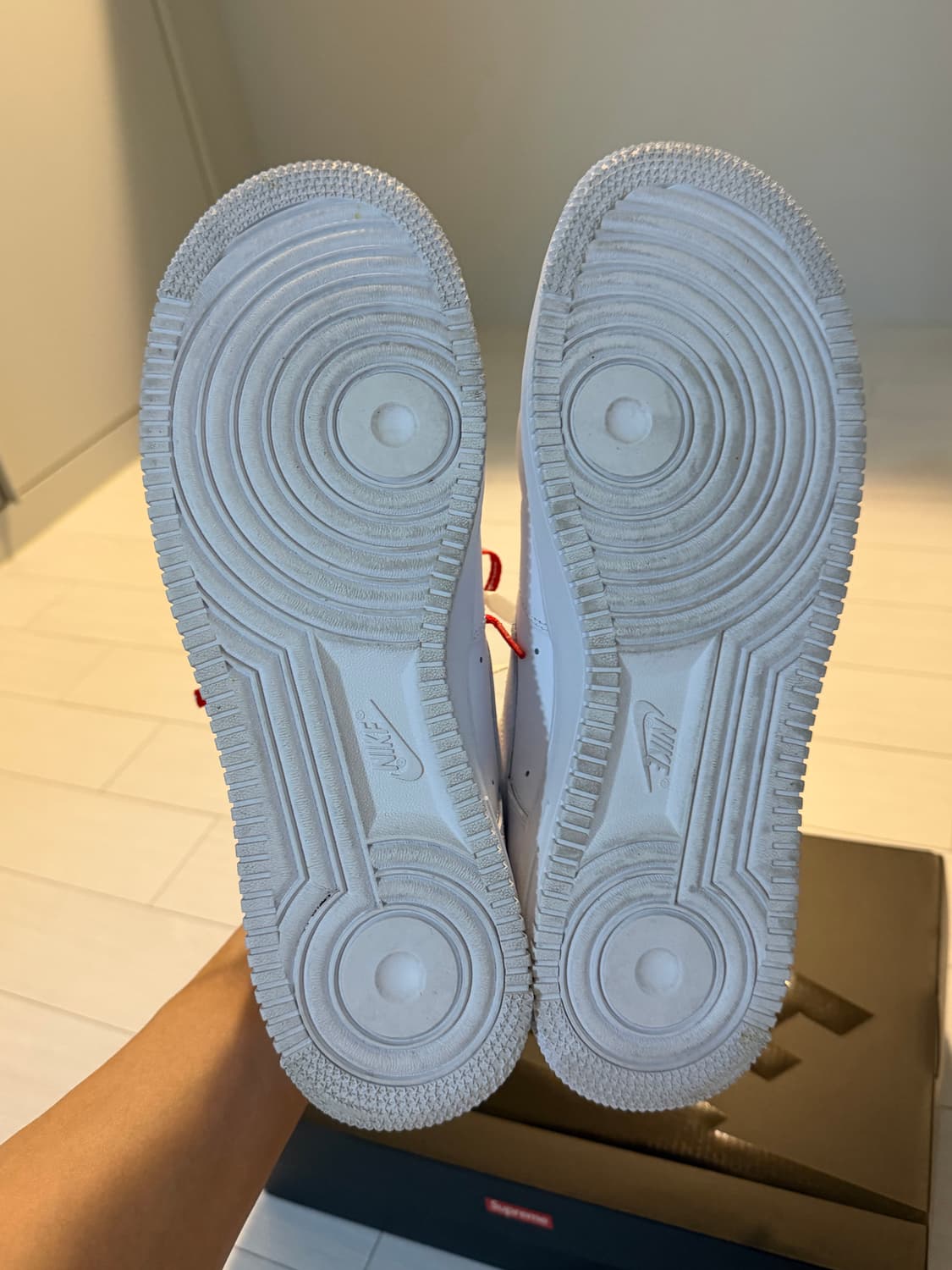 [285] 슈프림 에어포스 화이트 로우 상품이미지4