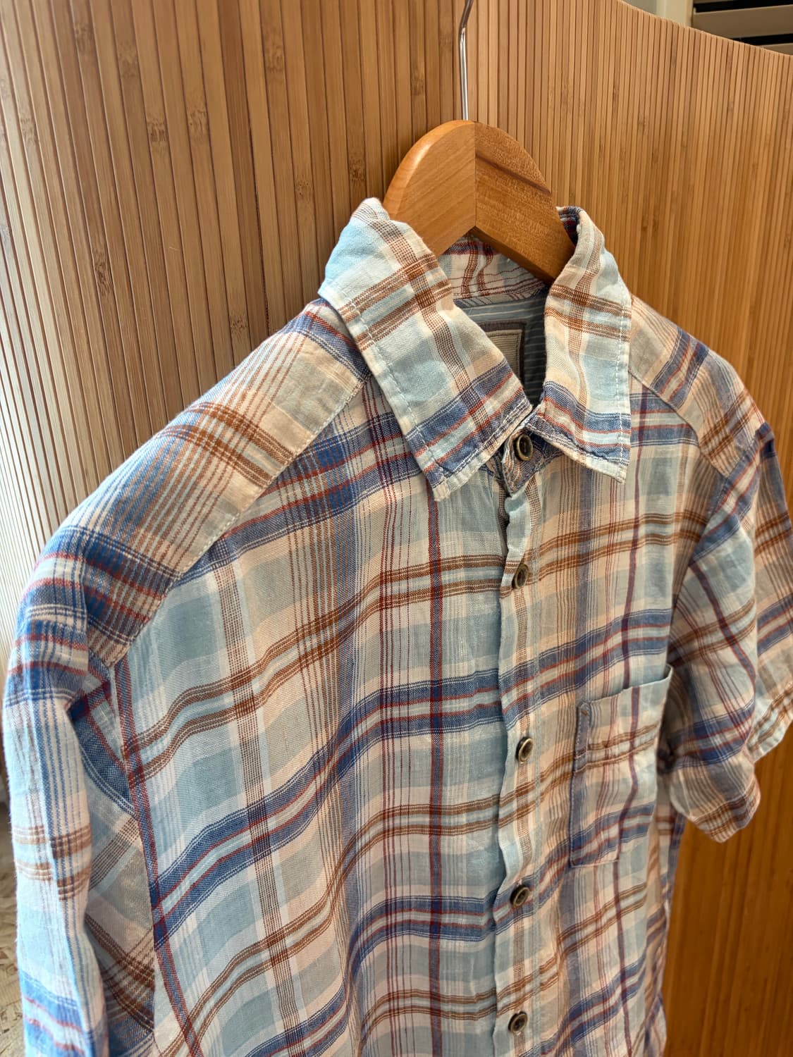 North Coast Linen Check Shirt 상품이미지2