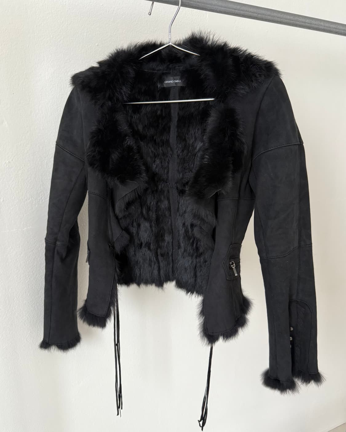 Grand table 리얼레더 리얼퍼 자켓 상품이미지5