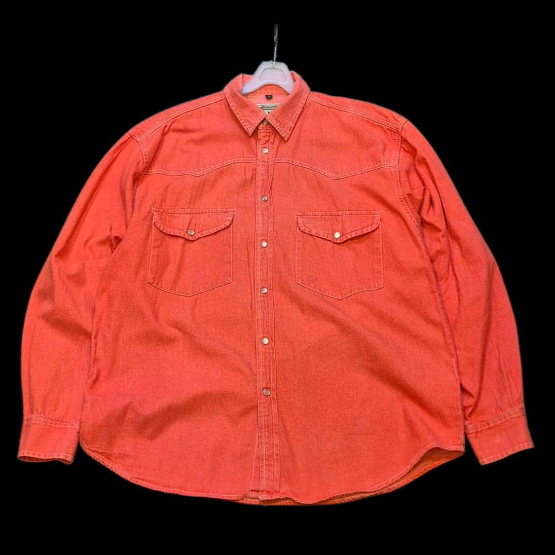 L~XL 피그먼트워싱 웨스턴 데님셔츠  상품이미지1