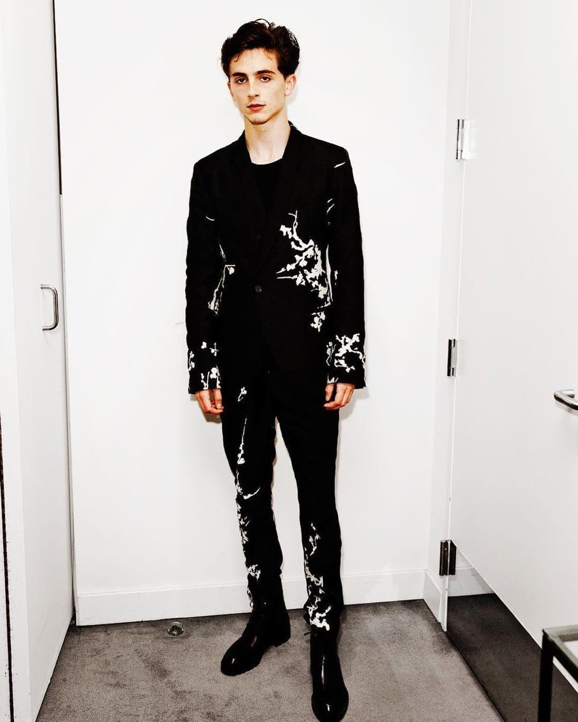 18AW 하이더 아커만 실크 자수 수트 상품이미지4