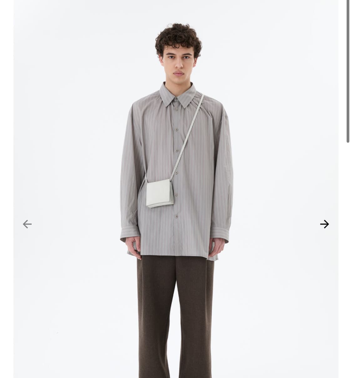 아모멘토 스프라이트 셔링 오버사이즈 셔츠 상품이미지4