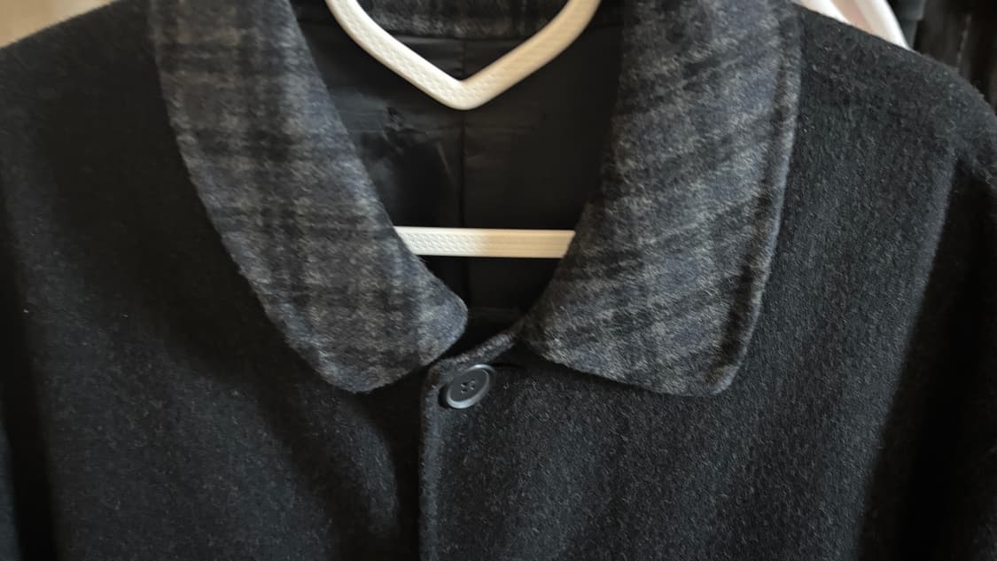 빈티지 체크 코트 상품이미지3