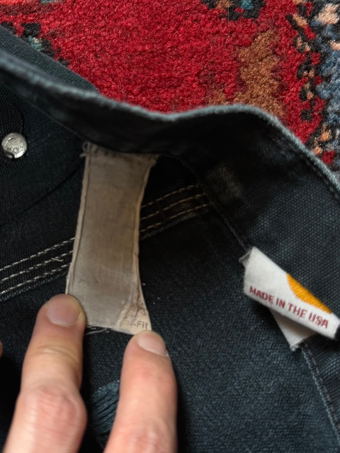 OG USA Made 칼하트 B01 더블니 팬츠 칼하트 썩블니 상품이미지10