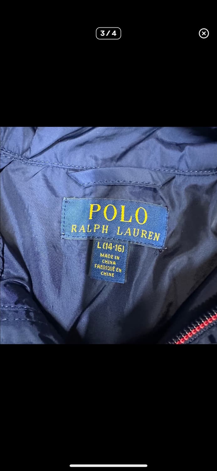 (바배) 폴로 랄프로렌 바람막이 L(14-16) 상품이미지3