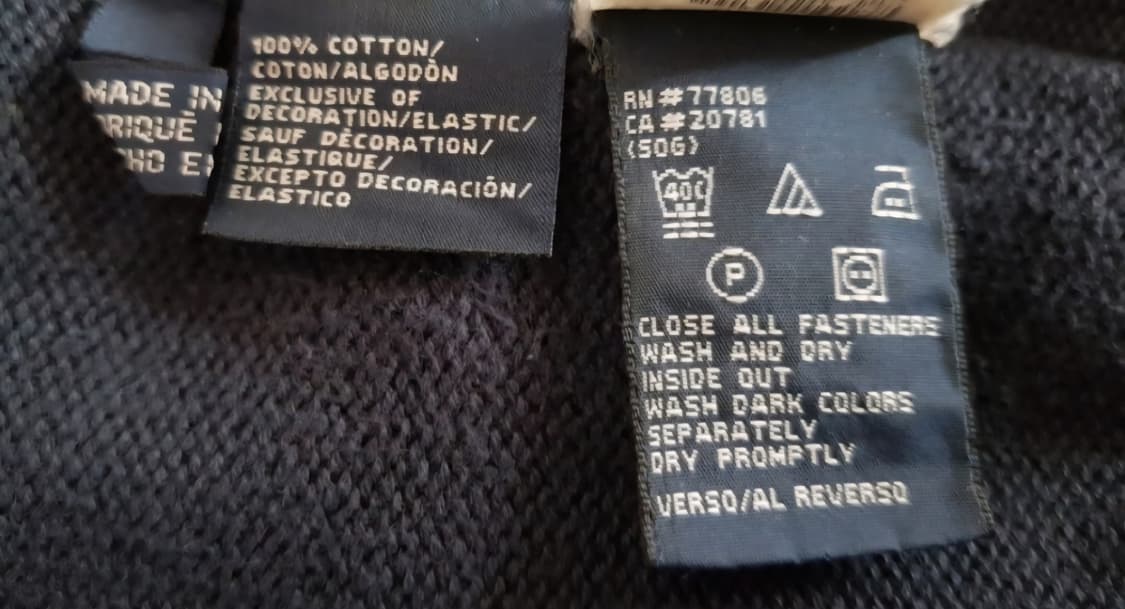 타미힐피거 TOMMY HILFIGER 니트 짚업 105 상품이미지6