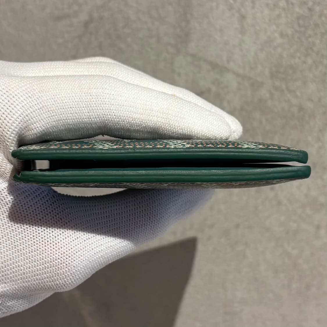 S OS사이즈 고야드 빅투와르 반지갑 그린 (풀구성) 상품이미지3