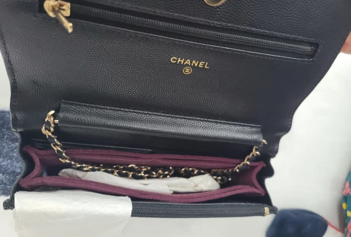 (정품)샤넬 클래식 woc 블랙 캐비어 상품이미지6