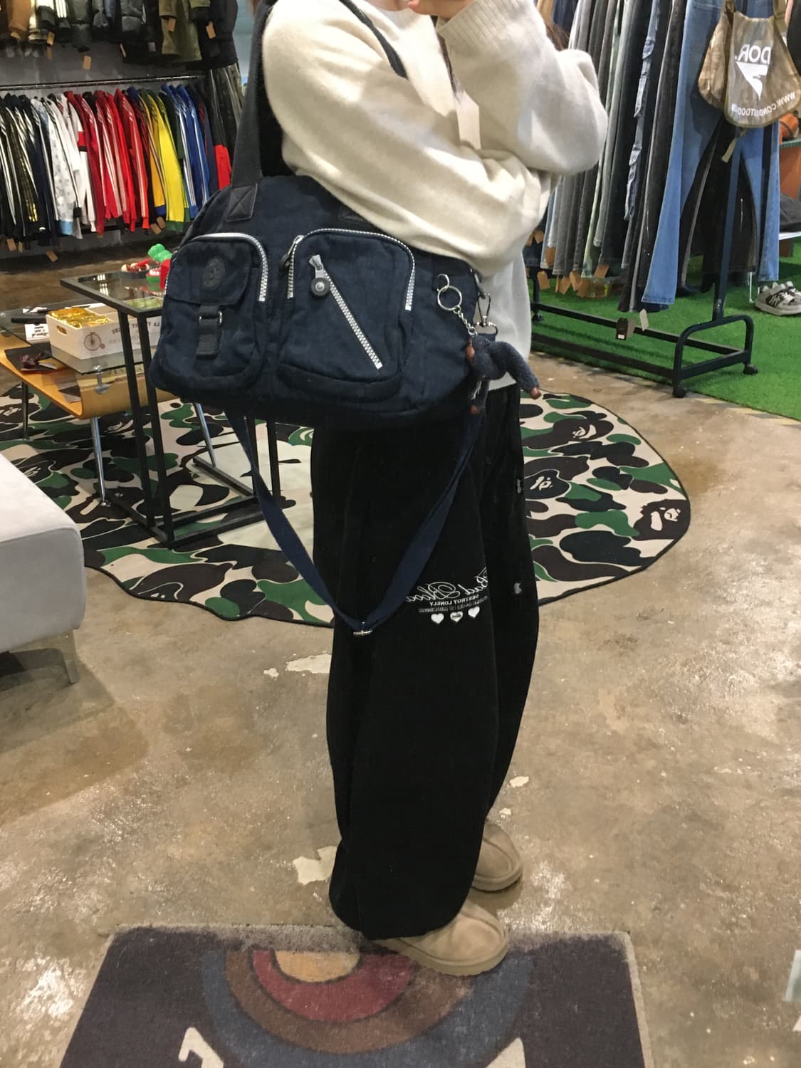 키플링 숄더&크로스백 네이비 상품이미지4