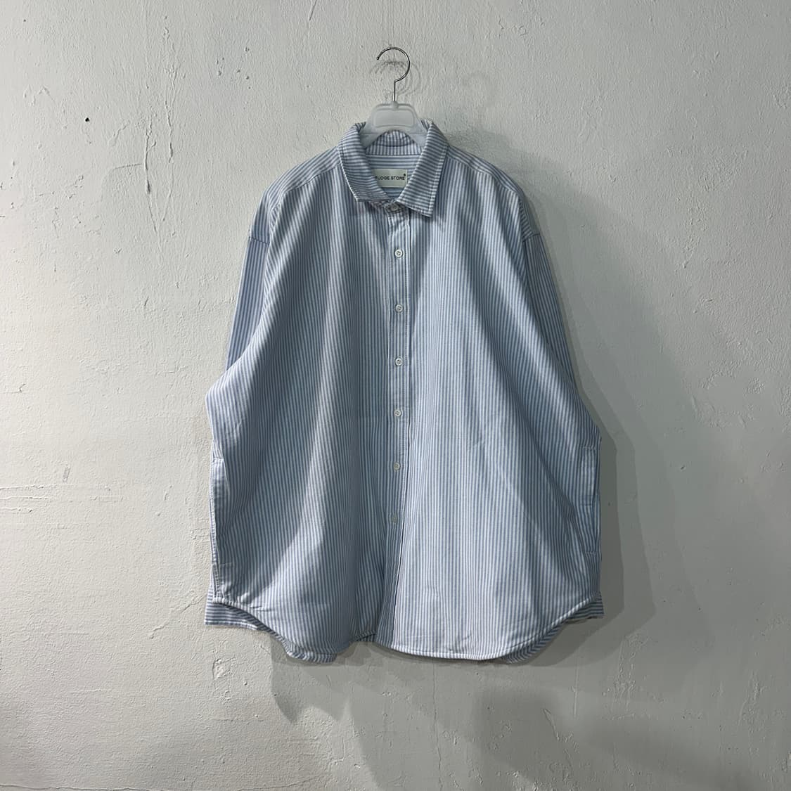 라퍼지스토어 스트라이프 오버핏 셔츠자켓 상품이미지1