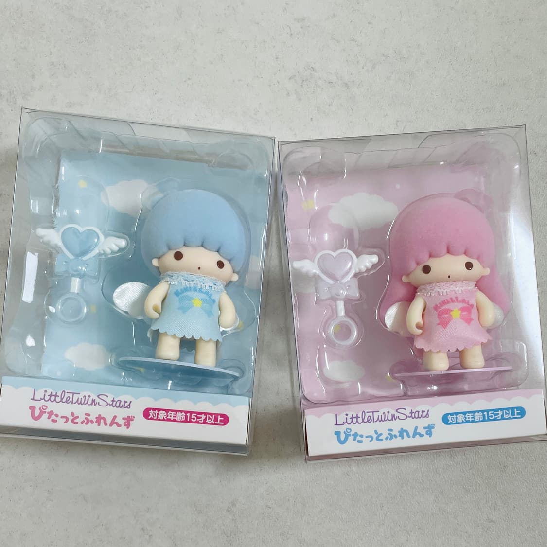 산리오 리틀트윈스타 엔젤 피탓토 피규어 세트 미개봉 상품이미지1