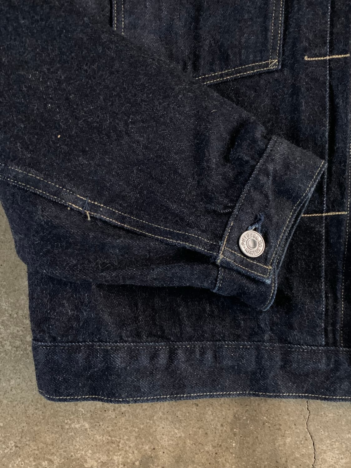 피그벨 메이커스 PM-300 클래식 진 자켓 인디고 상품이미지5