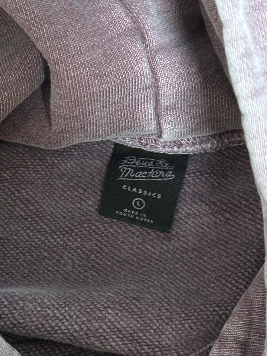 데우스 엑스 마키나 피그먼트 후드티 (L사이즈) 상품이미지3