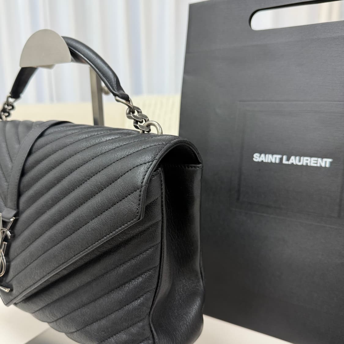 (당일출고) 생로랑 마틀라세 체인 사첼백 라지 상품이미지2