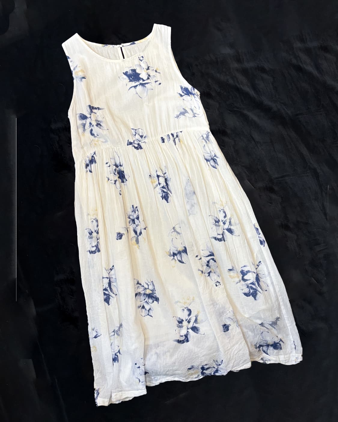 일본빈티지 플라워 패턴 롱원피스 상품이미지4